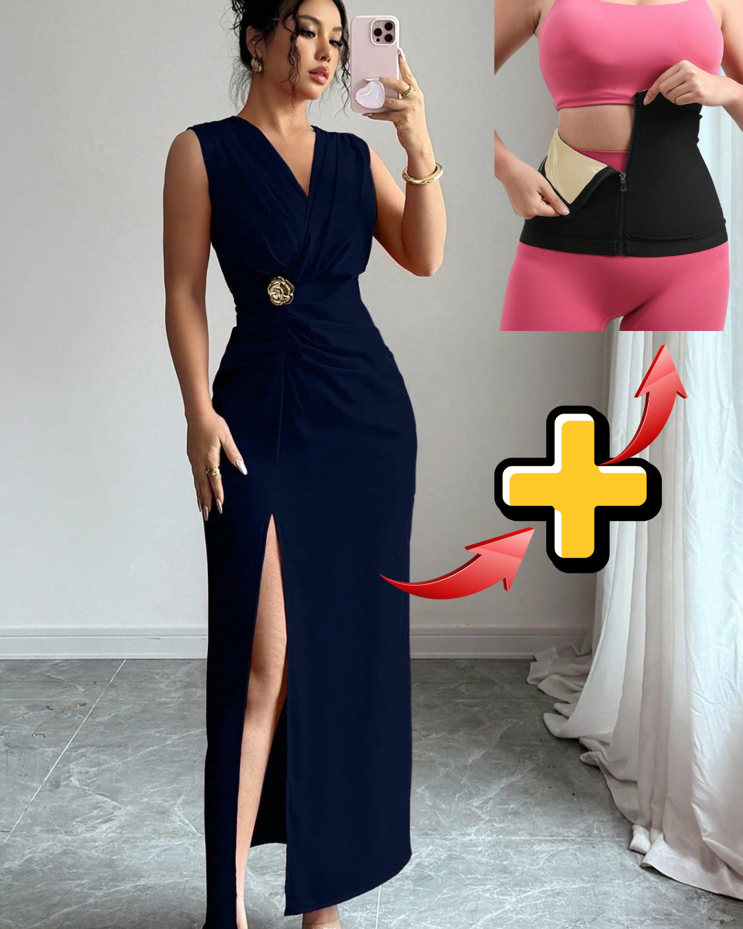 shapewear for one shoulder dress Buy 1 Dress and Get 1 Shapewear FREE