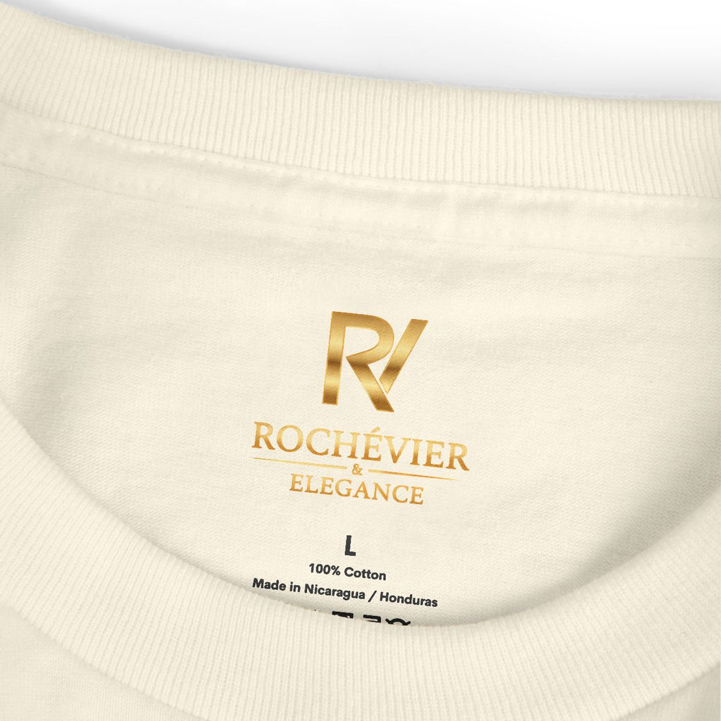 Rochévier Elegance Tee | Logo Typography Minimalist